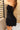 Joanna Black Lace Strapless Mini Dress- side view