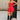 Joanna Red Lace Strapless Mini Dress- full body frontal side view