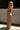 Maya Taupe Satin Floral Midi Dress- full side view