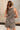 Demi Olive Split Hem Button-Up Tank- close up back view