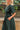 Jamie Green Slit Zip-Up Midi Dress- close up side view