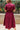 Jamie Plum Slit Zip-Up Midi Dress- close up back view