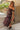 Leilani Navy Multi Palm Print Midi Dress - full body frontal side view