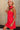 Shania Red Strapless Scarf Mini Dress - side view