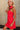 Shania Red Strapless Scarf Mini Dress - side view