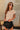 Jessica Black Faux Leather Skort - front view