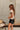 Sofie Taupe & Black Trim Sleeveless Sweater - side