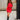 Samara Red Denim Frayed Tank Top - full body front view