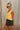 Paula Yellow Button-Front Sleeveless Sweater - frontal side view