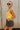 Paula Yellow Button-Front Sleeveless Sweater - side view