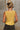 Paula Yellow Button-Front Sleeveless Sweater - back view