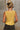 Paula Yellow Button-Front Sleeveless Sweater - back view
