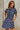 Kellyn Navy & White Polka Dot Mini Dress - front