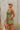 Sasha Olive Green Sleeveless Romper - side view