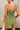 Sasha Olive Green Sleeveless Romper - back
