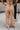 Eden Light Brown Wide Leg Pants- close up back view