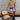 Bailey Washed Denim Mini Skort- full body view