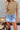 Bailey Washed Denim Mini Skort- front view