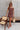 Noelle Brown Ruched Mini Dress- full body view