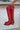 Mia Locklyn Red Western Tall Boot- full side view
