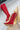 Mia Locklyn Red Western Tall Boot- flat lay view