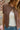 Ryleigh Brown Knit Button-Up Cardigan- close up front view