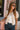 Ella Cream Scallop Button-Up Cardigan- top view