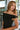 Layla Black Off-The-Shoulder Mini Dress- close up side view