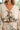 Nora Cream & Black Floral Front Tie Top- front top view