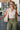 Ariana Cream Corduroy Front Tie Vest- front view