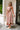 Valerie Olive & Rust Floral Midi Dress- full side view