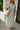 Mallory Green & Cream Striped Midi Dress - front view