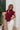 Victoria Burgundy Ruffle Button-Up Top - frontal side view