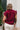 Victoria Burgundy Ruffle Button-Up Top - back view
