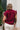 Victoria Burgundy Ruffle Button-Up Top - back view