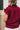 Victoria Burgundy Ruffle Button-Up Top - close back view
