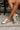Dolce Vita Delany Light Gold Crinkle Patent Sneaker- frontal side full body view