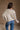 Pennie Blue & Yellow Striped Cardigan - back view