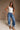 Risen: Piper Mid Rise Crop Cuffed Jeans - full body front view