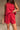 Amaya Crimson Shorts - close up front view