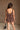 Leilani Brown Floral Tiered Tank Top - back view