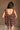 Leilani Brown Floral Tiered Tank Top - close back view