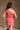 Ginelle Red Denim One-Shoulder Mini Dress - back