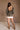 Margo Olive Floral & Eyelet Top - full body back view