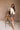 Regan Brown Plaid Tiered Skort - full body front view