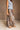 Justine Black Floral Satin Maxi Skirt - lower body side view
