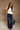 Judy Blue: Taylor Dark Wash Wide Leg Jeans - full front view