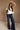 Judy Blue: Taylor Dark Wash Wide Leg Jeans - frontal view