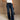 Judy Blue: Taylor Dark Wash Wide Leg Jeans - lower front view