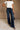 Judy Blue: Taylor Dark Wash Wide Leg Jeans - lower front view
